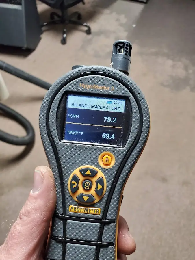 Moisture meter humidity assessment for Fire & Smoke Damage Restoration in Belvidere